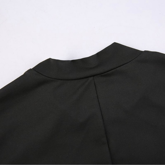 Sporty Zip Front Romper - Picture 8 of 9